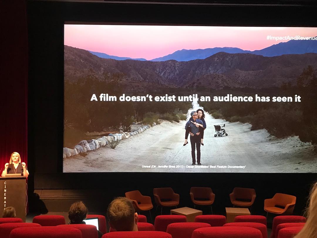 Impact and Revenue på agendaen i dag. @humanidff #filmmakerschangemakers #impactandrevenue #vikenfilmsenter